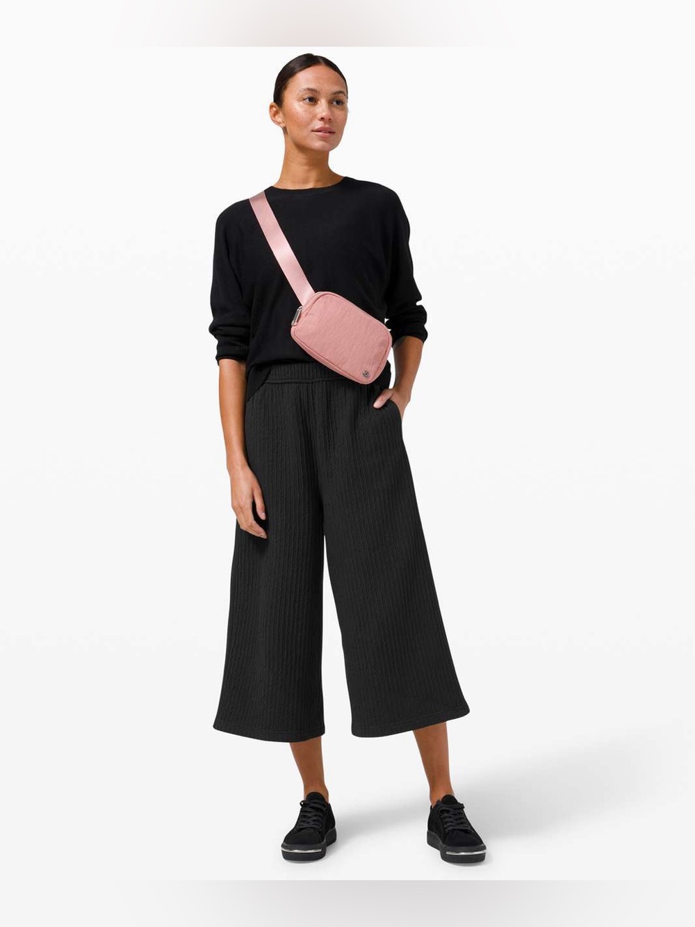 Lululemon Retreat Yourself Hoodie & Wide Leg Cropped Pant Set - Graphite Grey - Picture 6 of 15